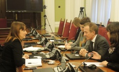 5 February 2015 The Foreign Affairs Committee Chairperson in meeting with the Head of OSCE Mission to Serbia